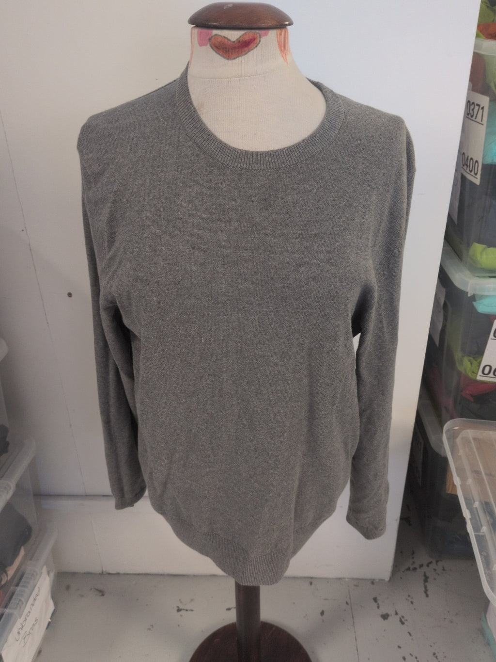 George Medium Pure Cotton Grey Jumper