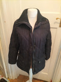 BHS 14 Black High Neck Slight Padded Jacket