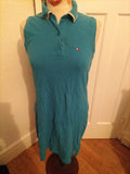 Mens Tommy Hilfiger Size Medium Blue Sleeveless Vest Tshirt