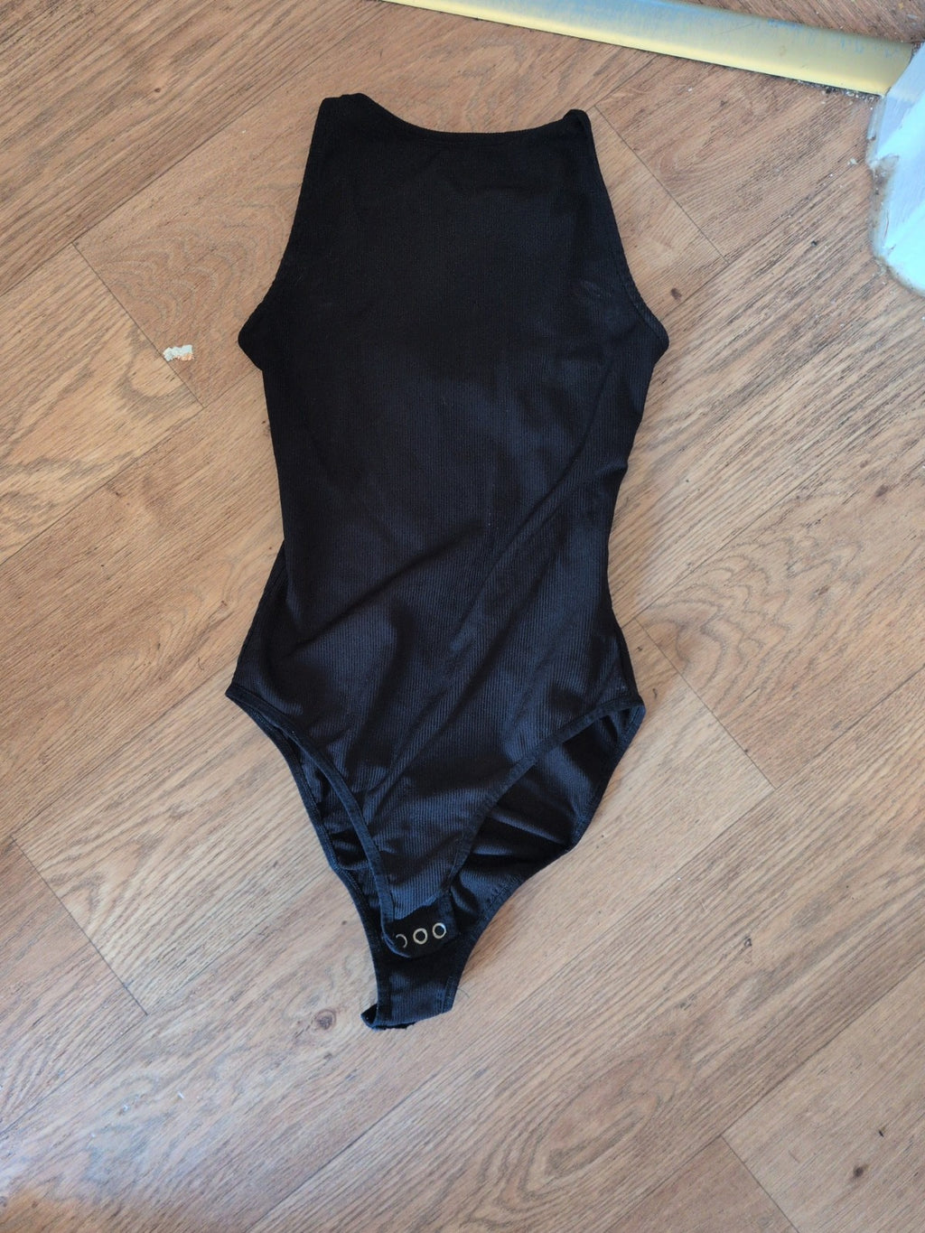 Ladies Topshop Size 6 Black Sleeveless Bodysuit