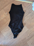 Ladies Topshop Size 6 Black Sleeveless Bodysuit