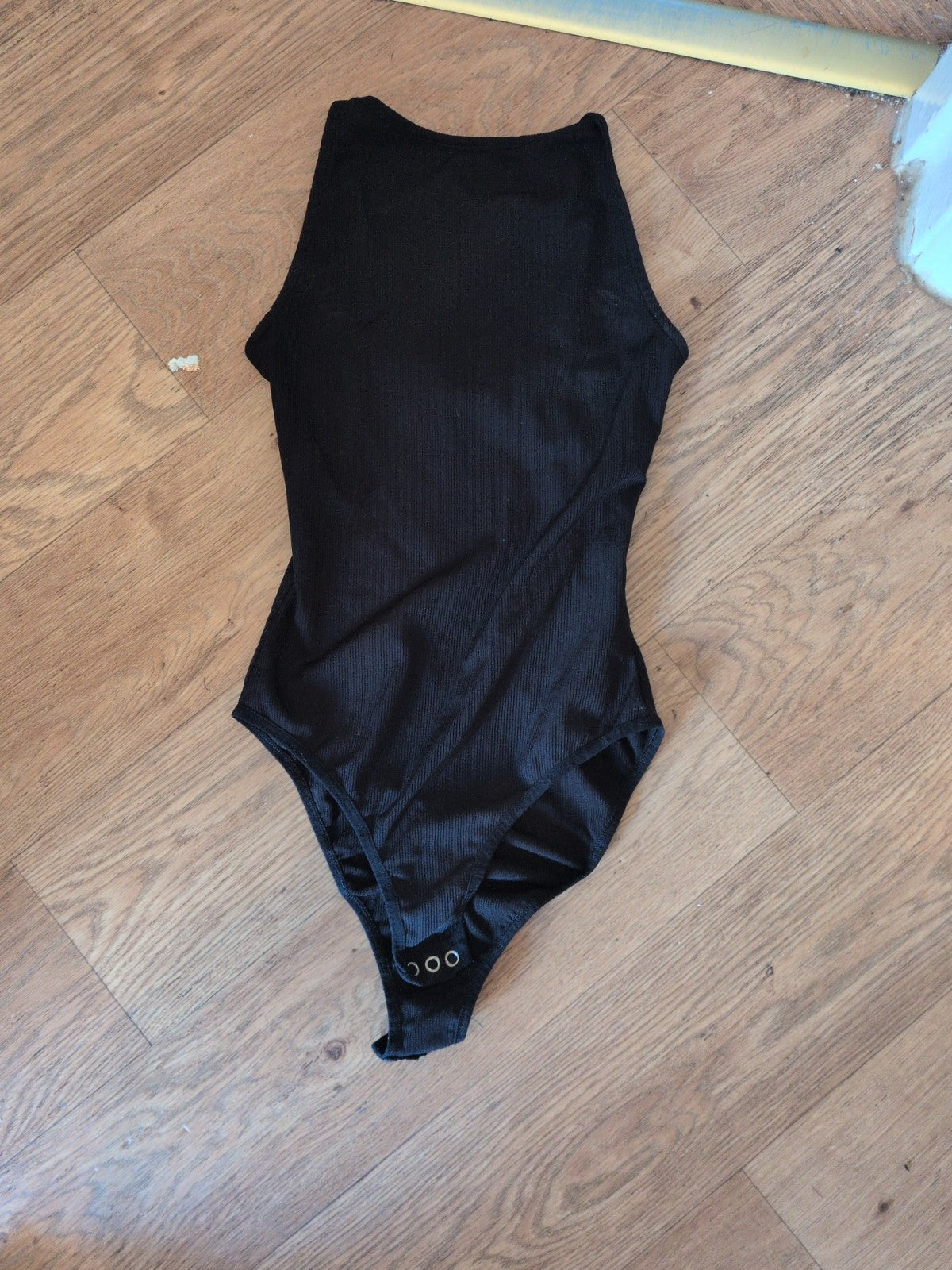 Ladies Topshop Size 6 Black Sleeveless Bodysuit
