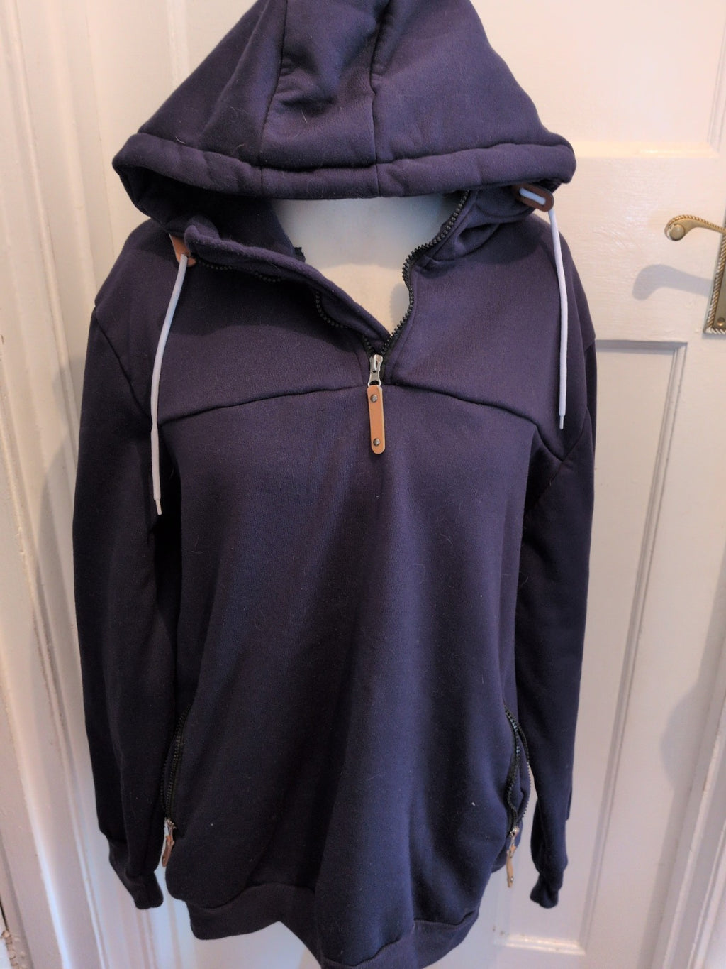 2XL Navy Pullover Hoodie