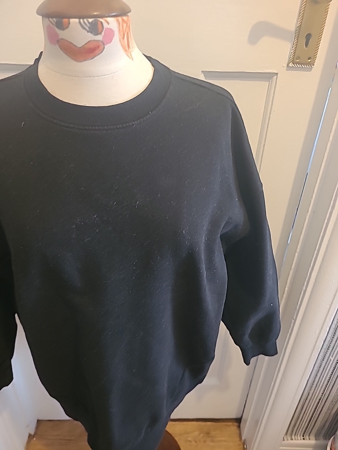 Mens Primark Size Medium Black Long Sleeve Jumper
