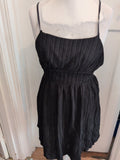 Shein Large Black Halterneck Open Back Knee Length Dress