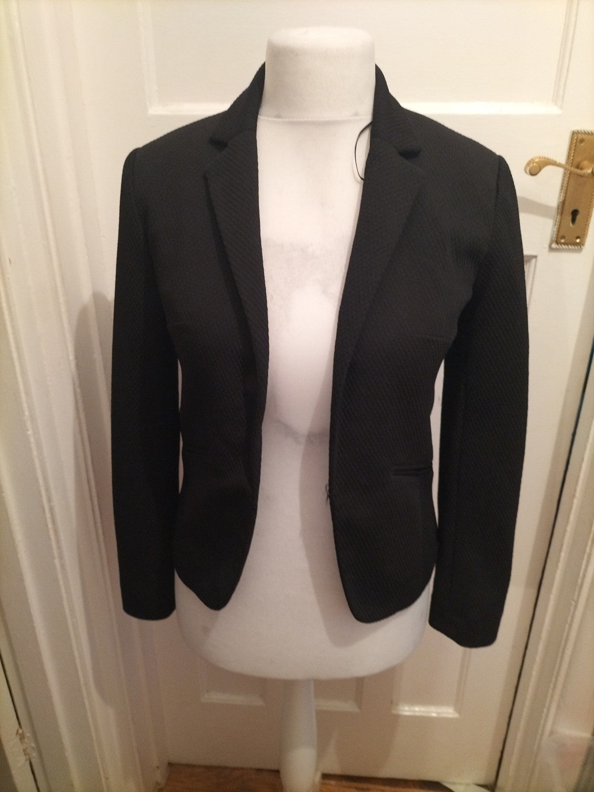 Primark 8 Black Blazer Lined