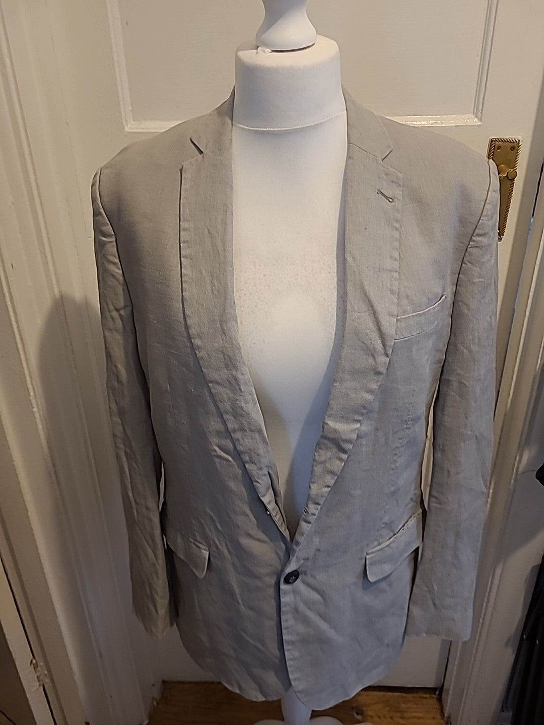 Mens Livergy Size 44" Stone Padded Lined Blazer