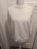 Damart 20/22 White Long Sleeve Pullover Jumper