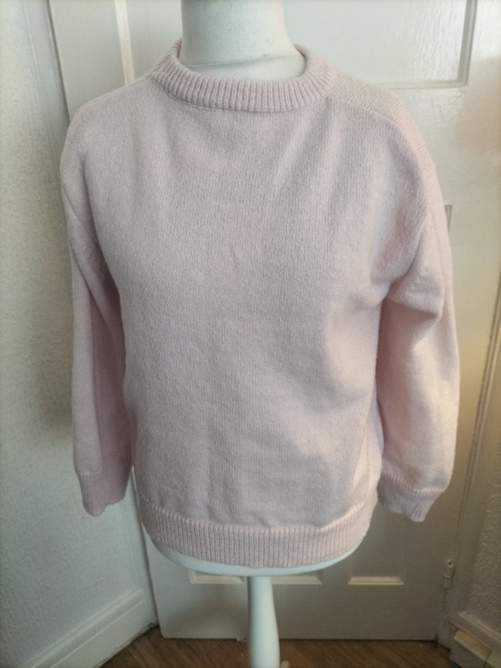 Ladies Size M Baby Pink Pullover Jumper