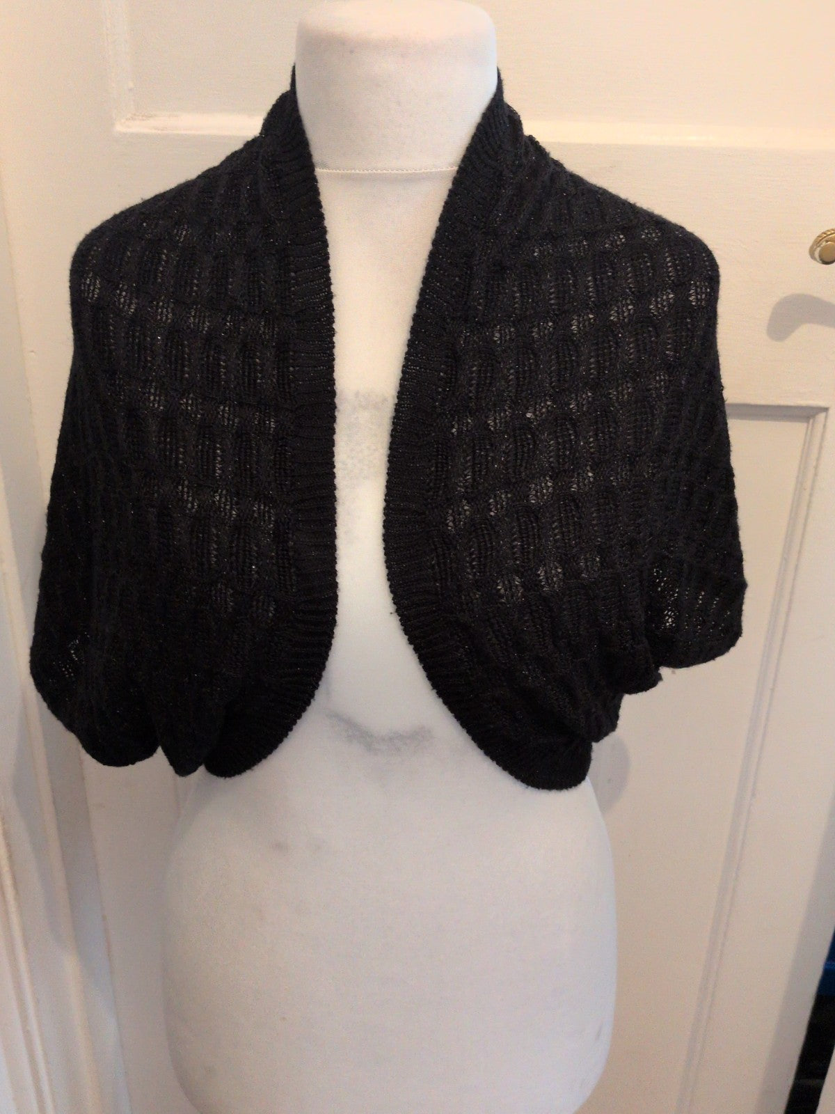 Dorothy Perkins Medium Black Sparkly Blouse