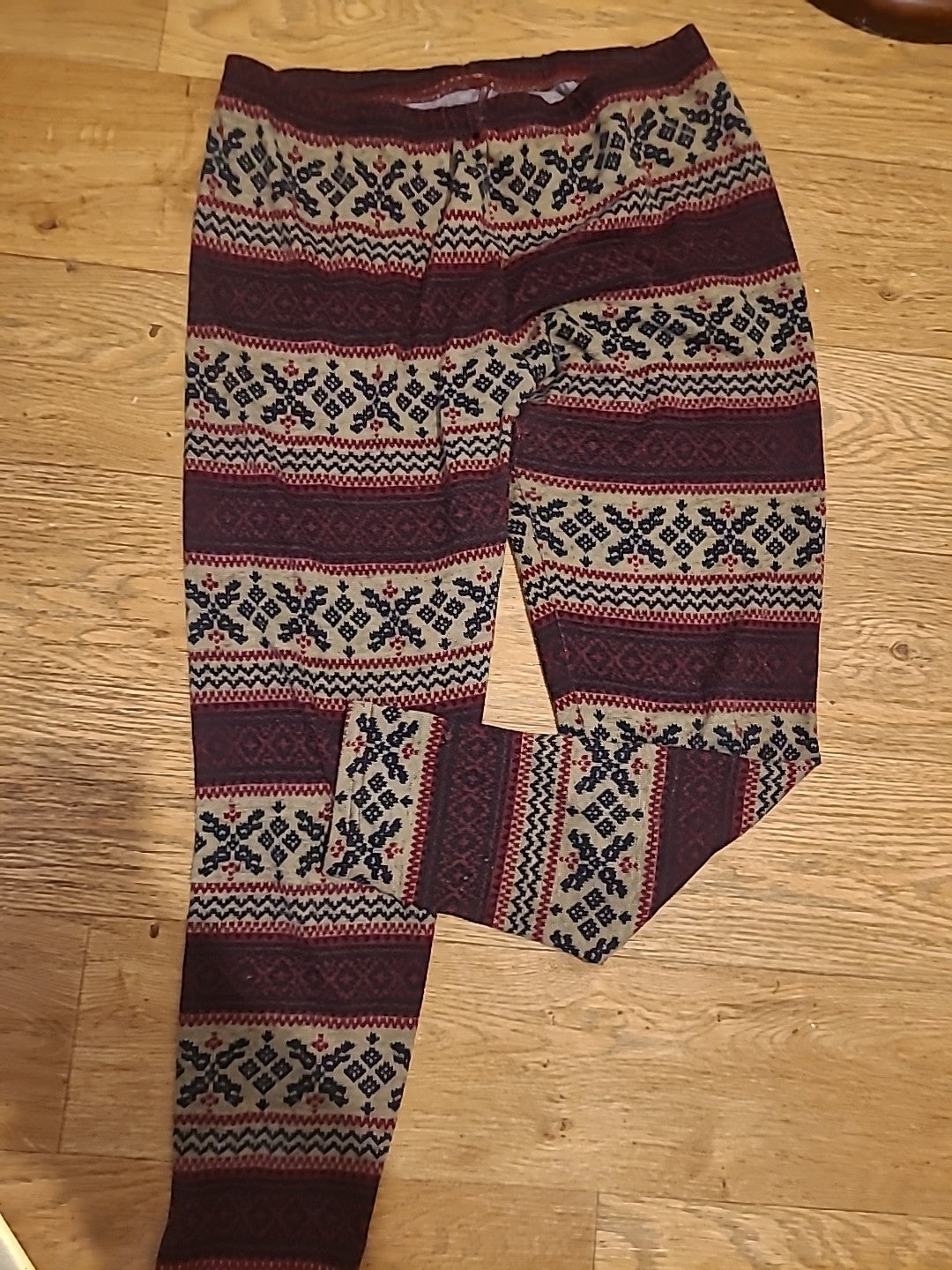 Ladies New Look Size Medium Multicoloured Leggings