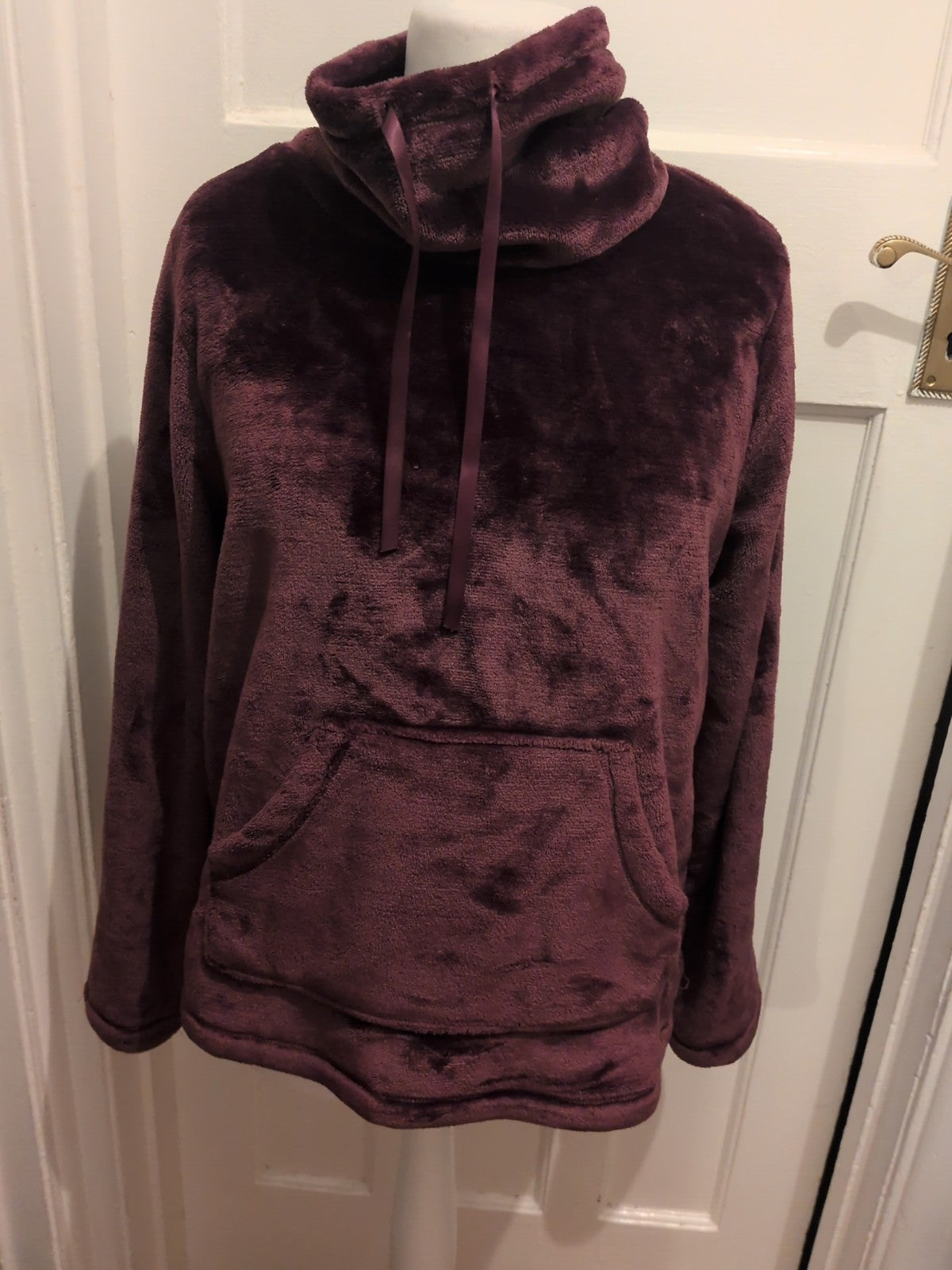 George 16-18 Purple Ultra Soft Fluffy Long Sleeve Pullover Jumper