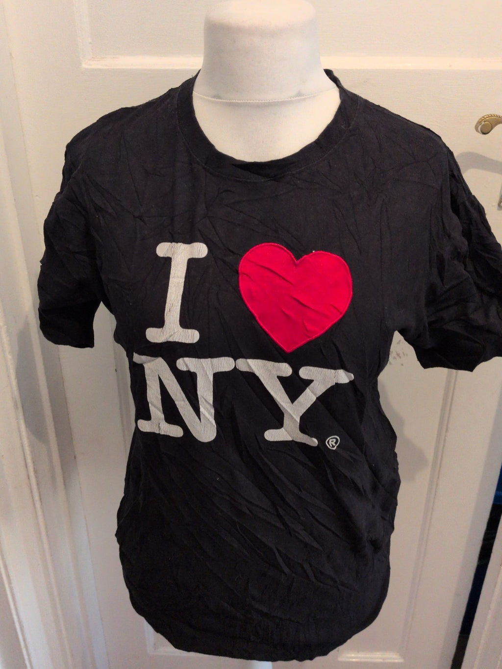 Ladies Large I Love NY Short Sleeve T-shirt