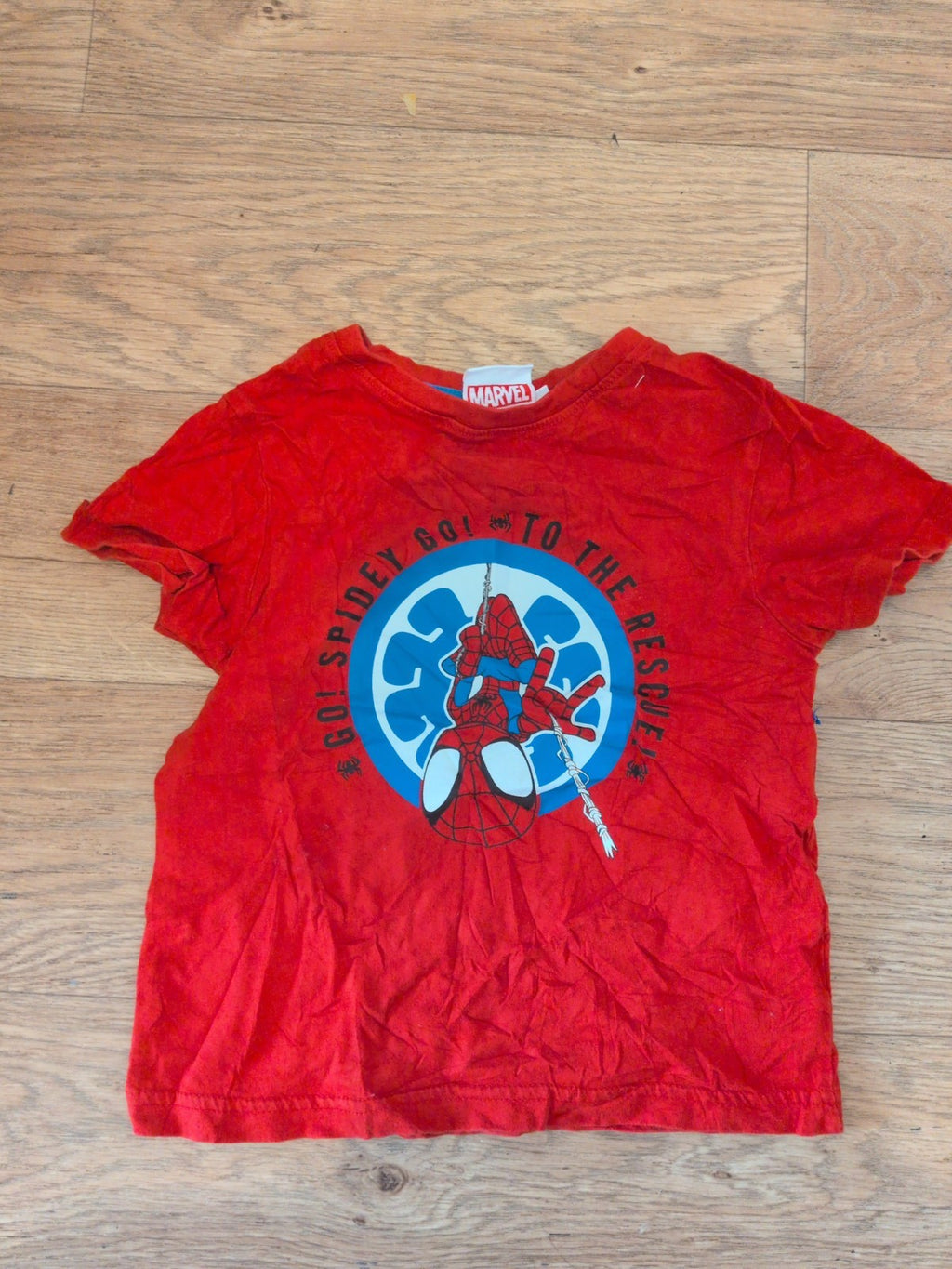 Marvel 3-4 Years Red Spiderman T-shirt