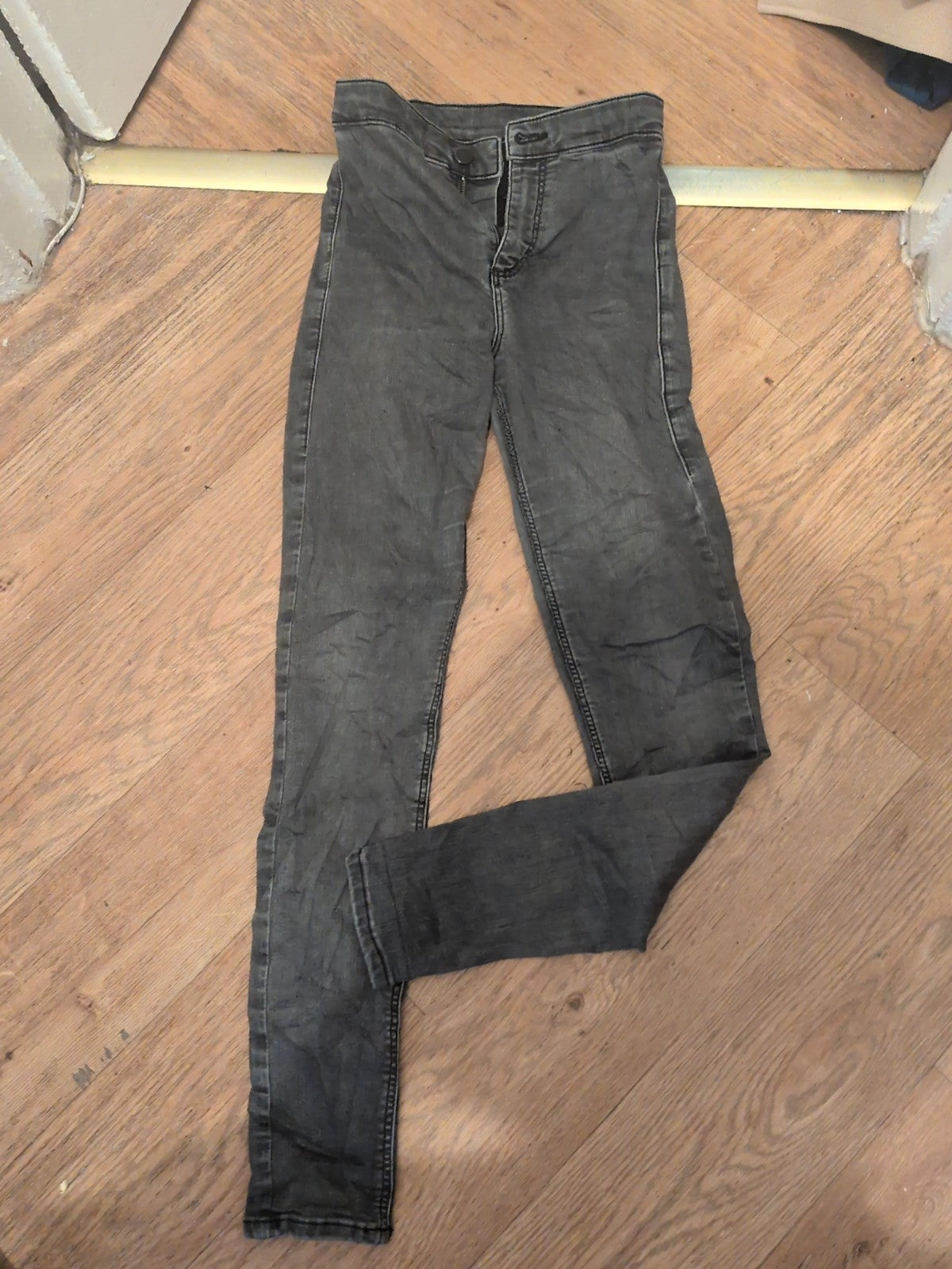 Topshop 26x32 Grey Jeans Slim