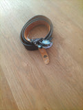Brand New Mens Forest Size XXL Brown Leather Belt