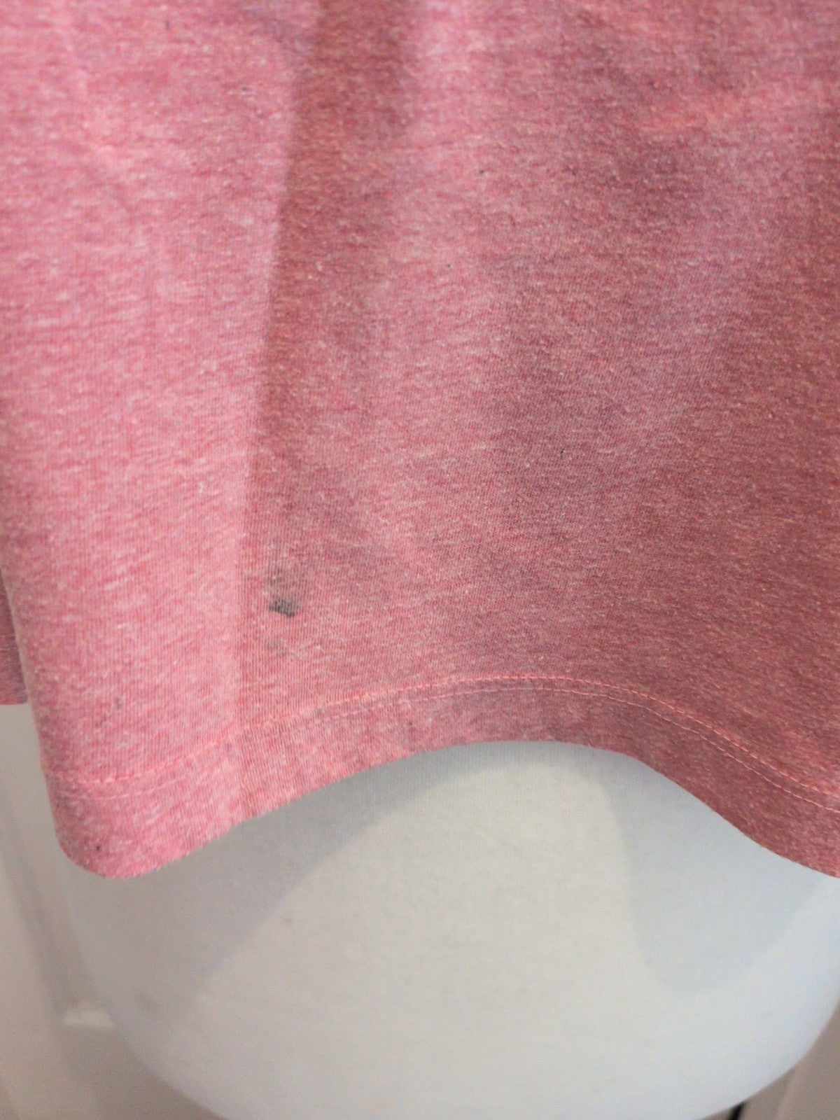 New Look Medium Pink Print Short Sleeve T-shirt( Small Mark On Front Hem)