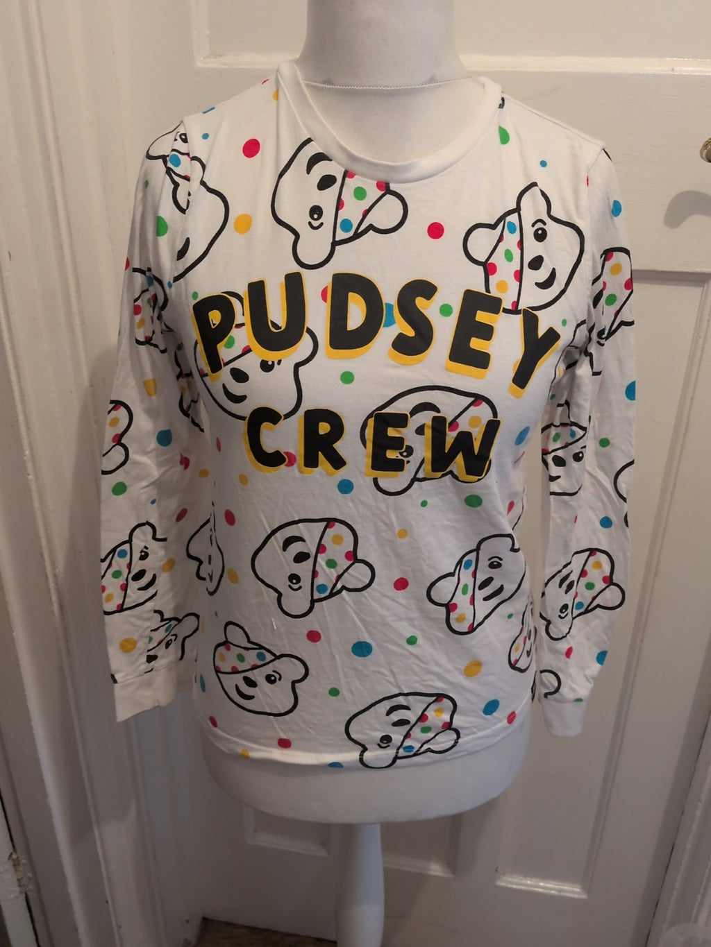 George 8-10 Children In Need Long Sleeve T-shirt/Pyjama Top