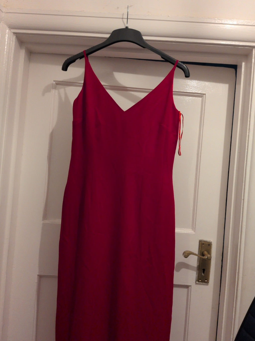 Next 8 Red Sleeveless Lined Dress