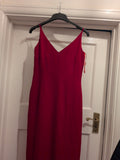 Next 8 Red Sleeveless Lined Dress