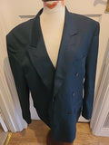 Mens Jonthan Adams Size 46R Dark Teal Suit Jacket Blazer