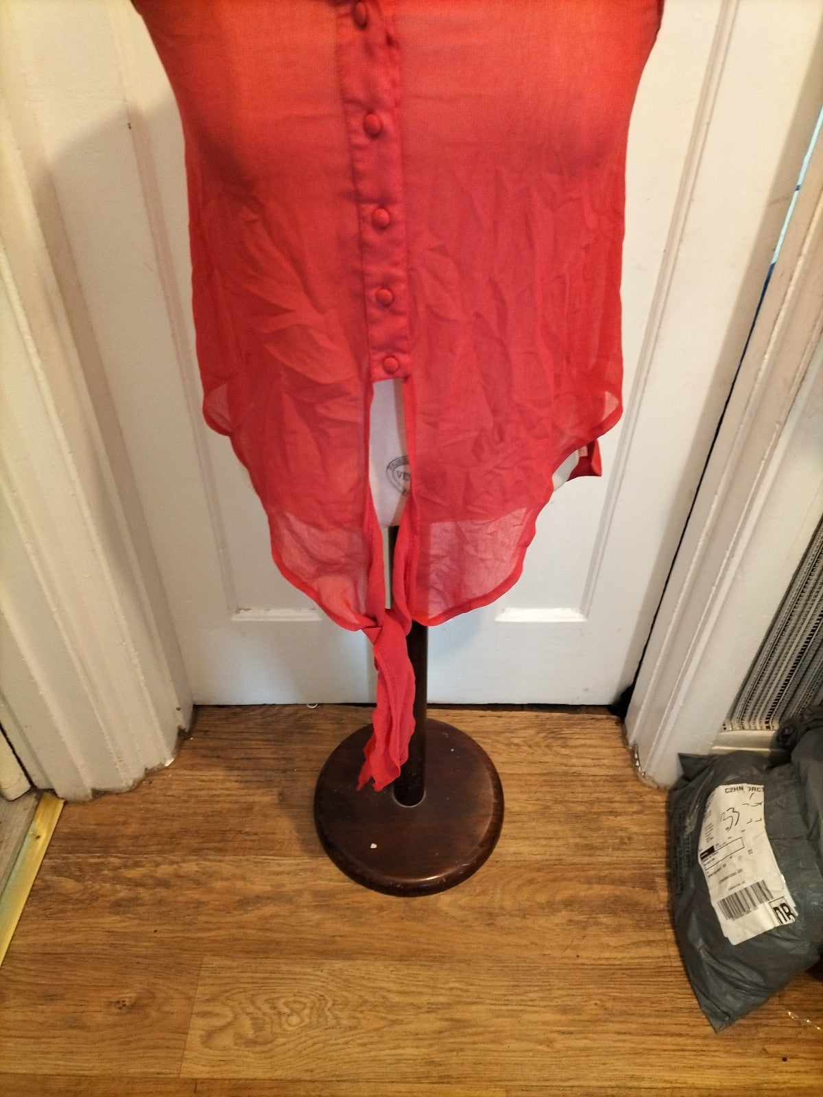 Ladies Influence Size 8 Cerise Pink Sleeveless Blouse