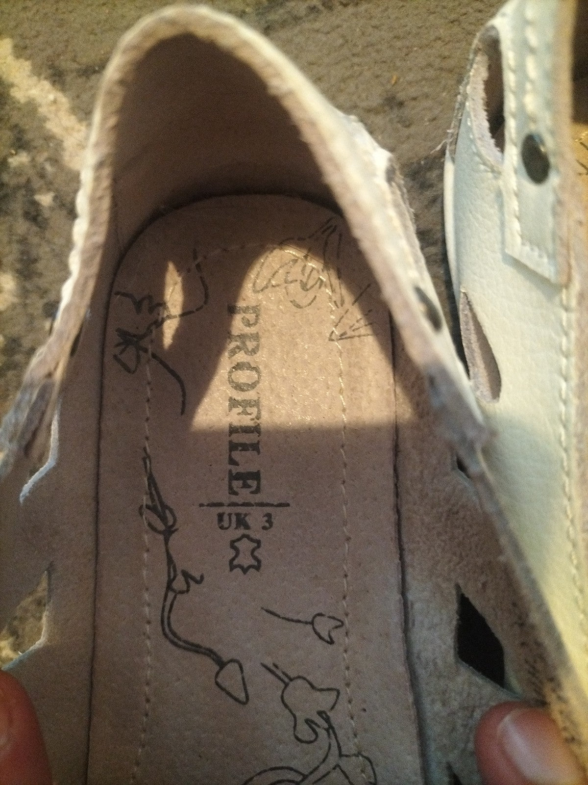 Ladies Profile Size 3 Beige Slip On Dolly Shoes