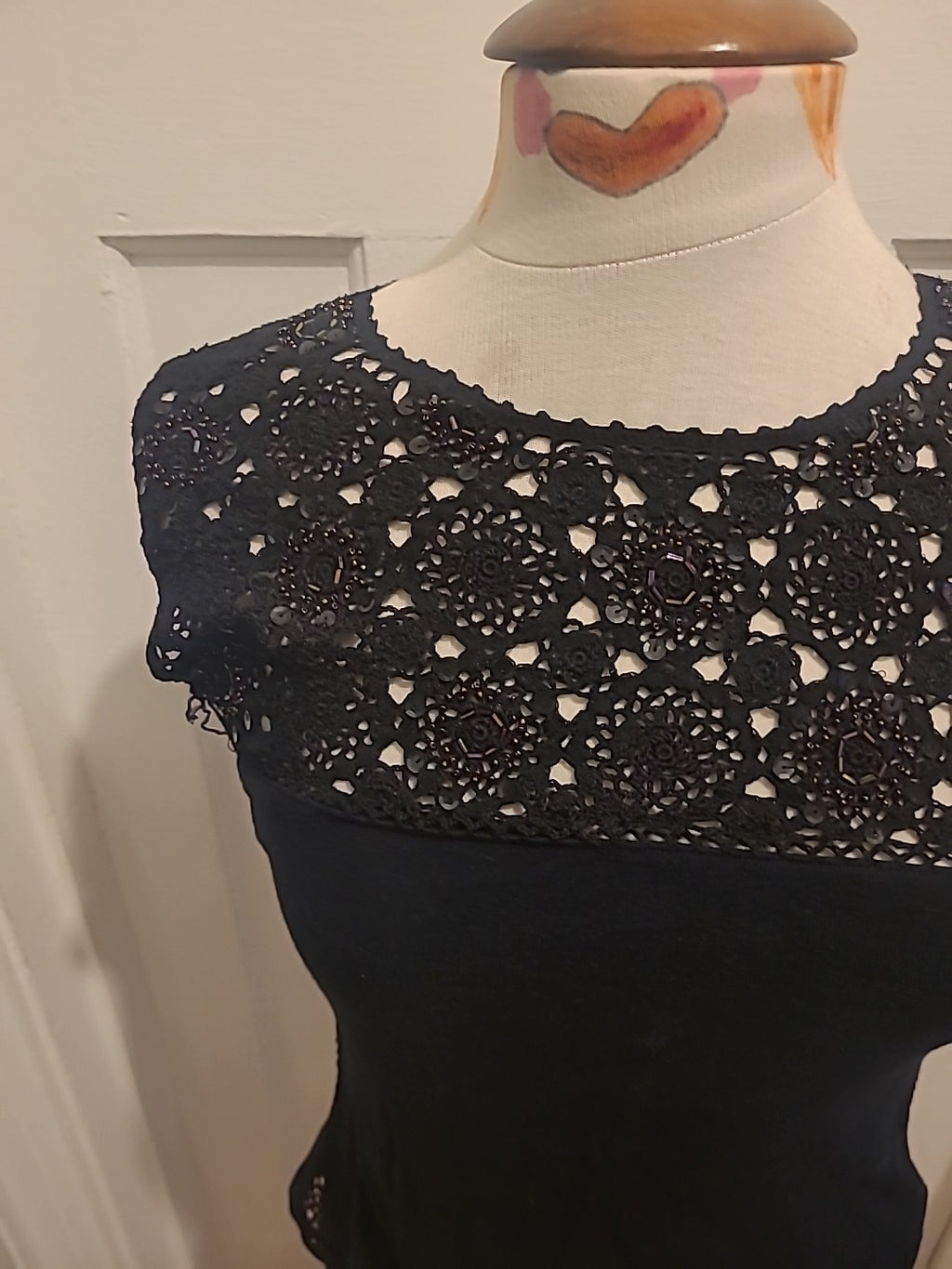 Ladies Next Size 10 Black Dimontie Sleeveless Blouses