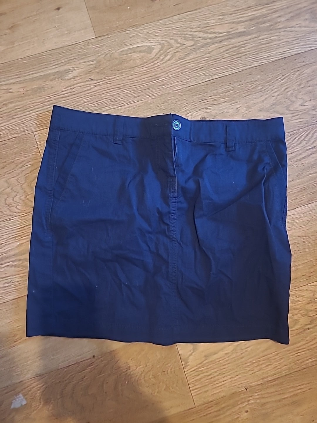 Ladies New Look Size 12 Navy Chino Skirt