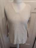 Tu 8 Winter White Cream Long Sleeve Jumper