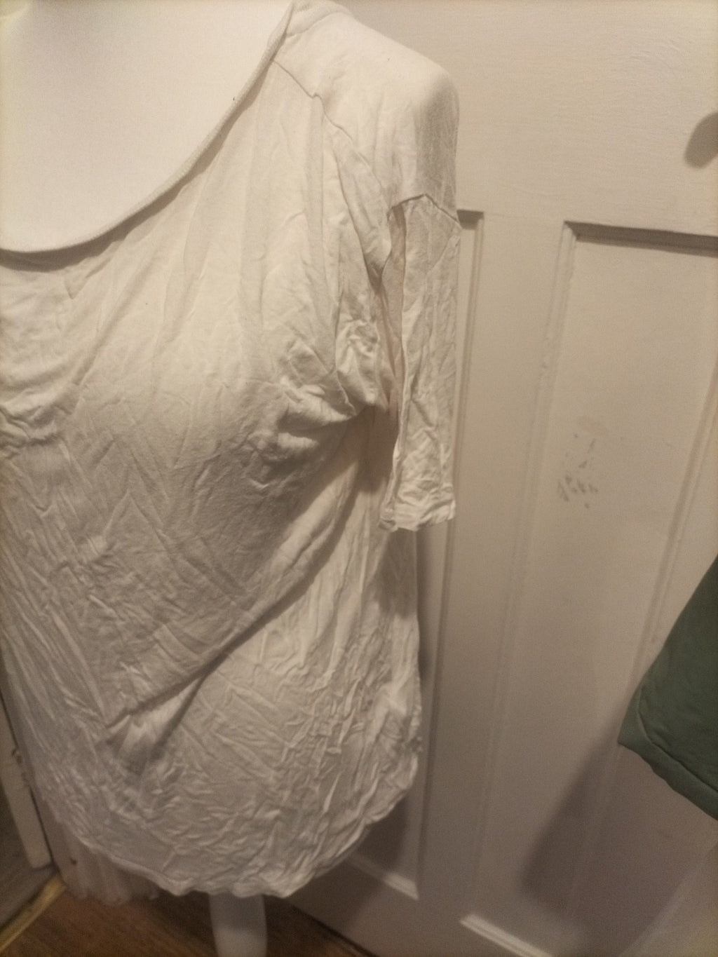 Ladies Next Size Small Short Sleeved White Tee