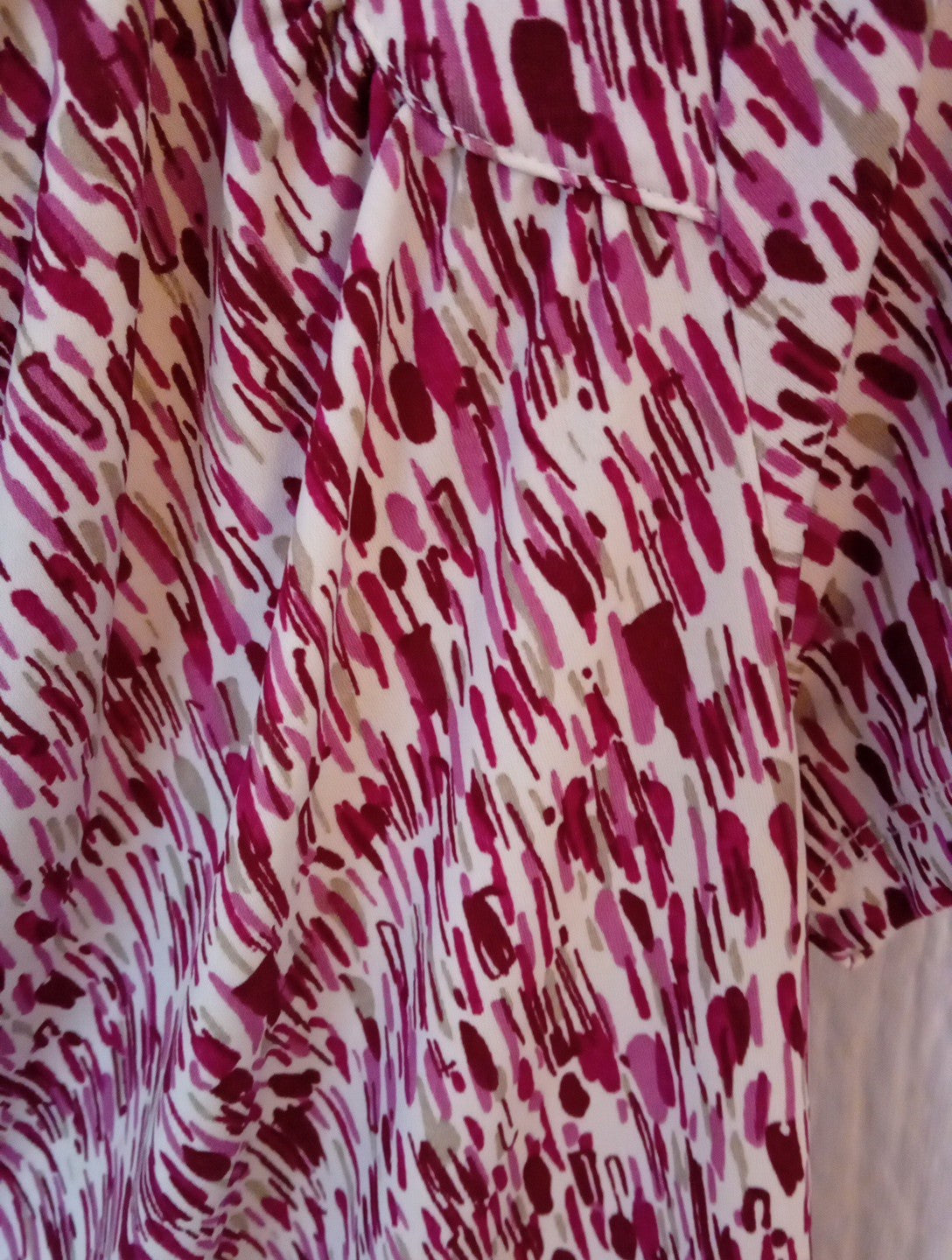 Ladies TU Burgundy Cowl Neck Top Size 12