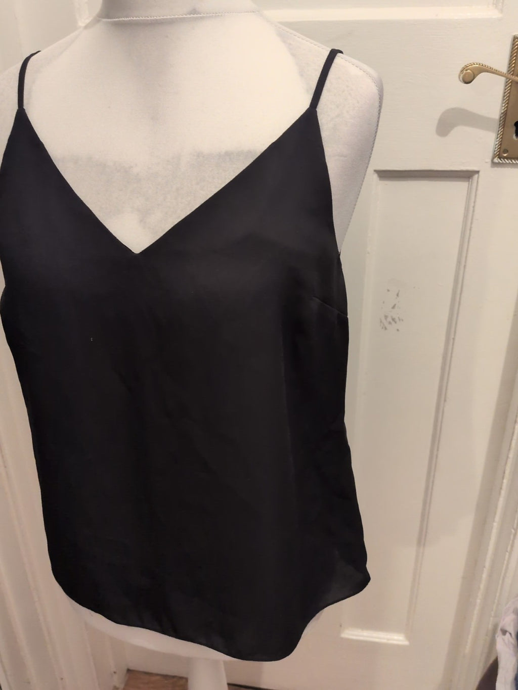 Primark 14 Black V Neck Cami