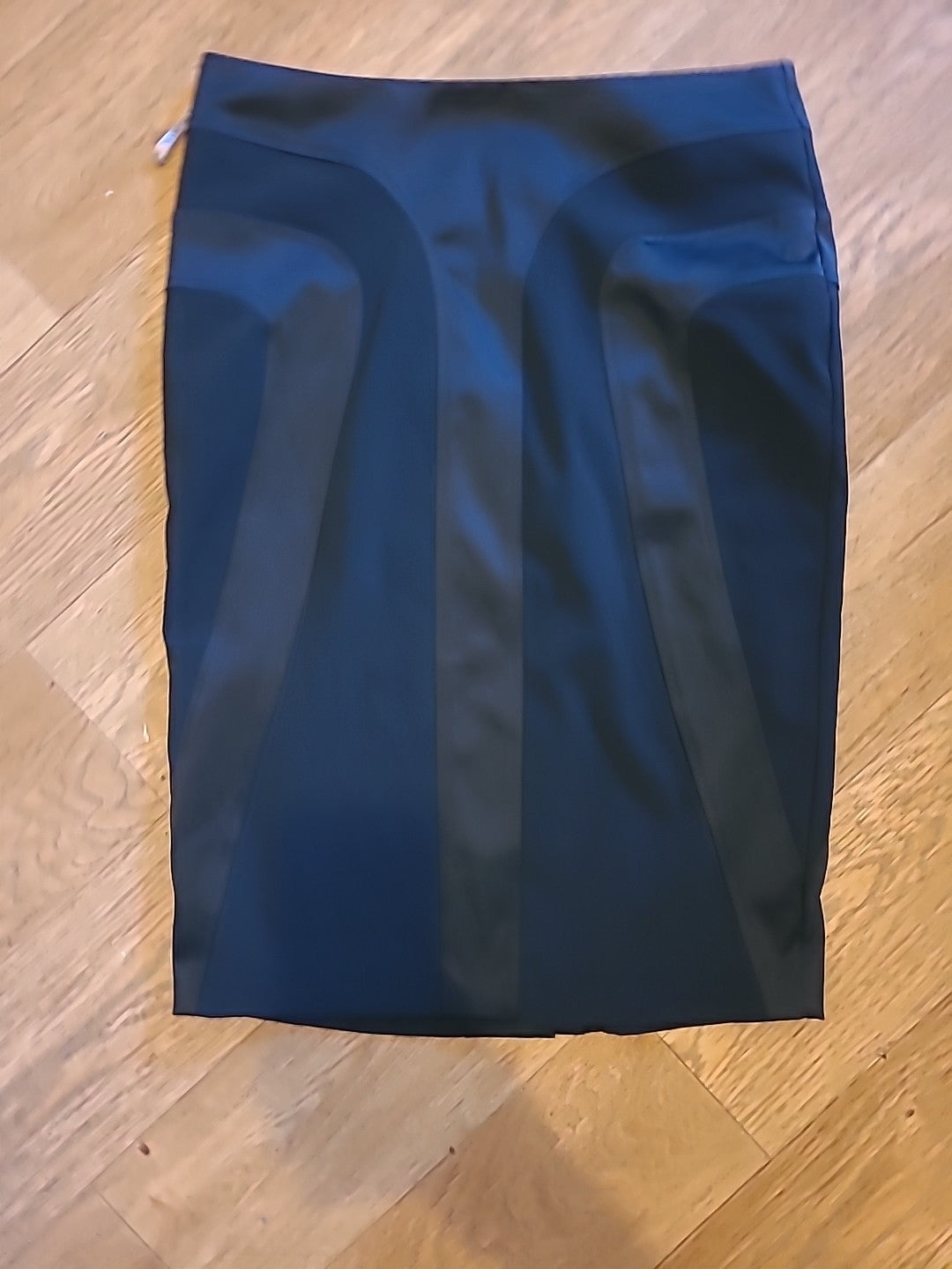 Ladies Warehouse Size 10 Black Lined Pencil Skirt