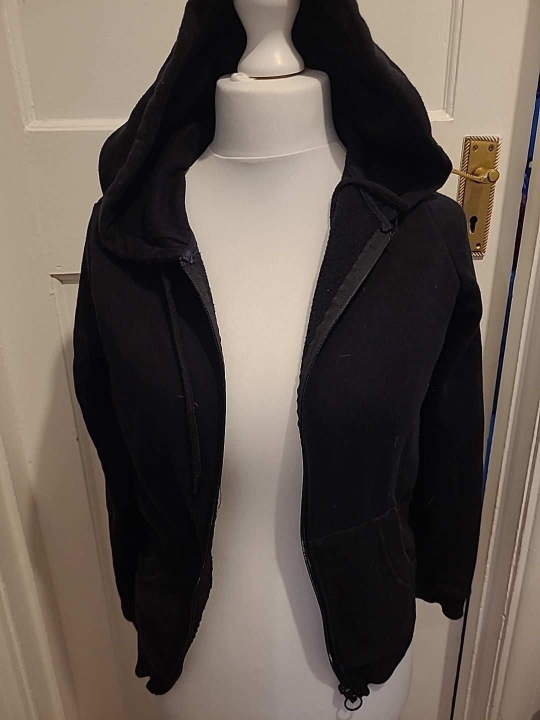 Ladies Primark Size 6-8 Black Zipped Jacket