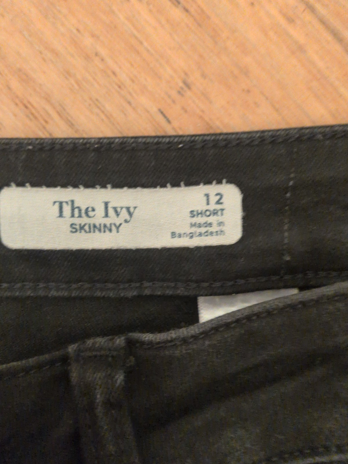 Ladies Marks And Spencer Size 12 Short The Ivy Black Skinny Jeans