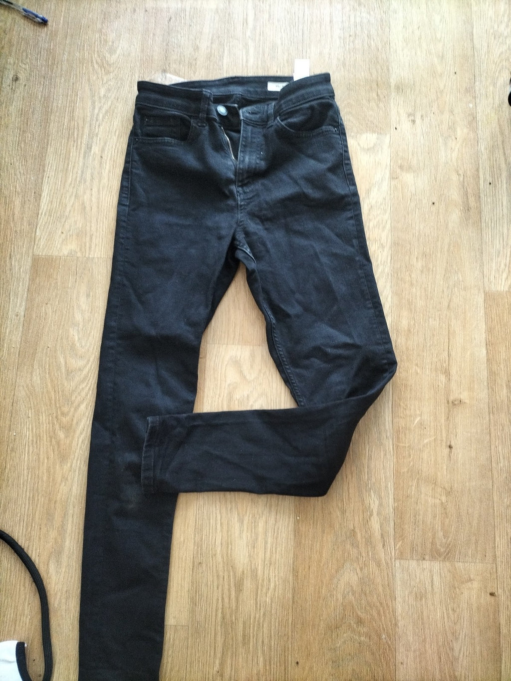 Ladies M&S Size 8 The Ivy Skinny Regular Black Jeans