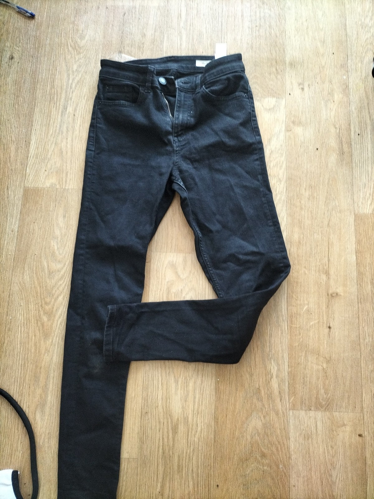 Ladies M&S Size 8 The Ivy Skinny Regular Black Jeans