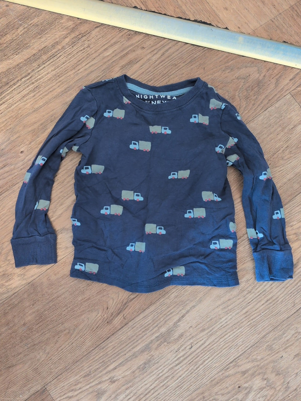 Next 2-3 Years Boys Lorry Pyjama Top