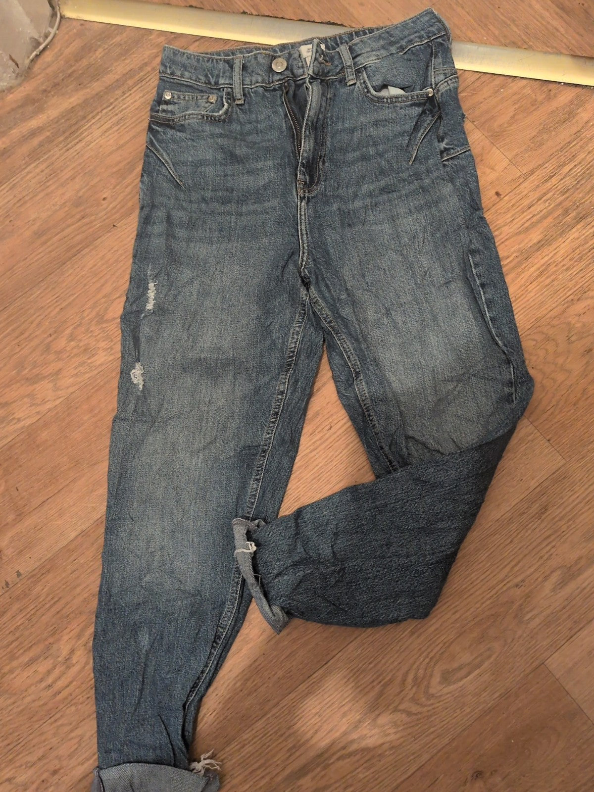 River Island 10 Blue Slim Jeans