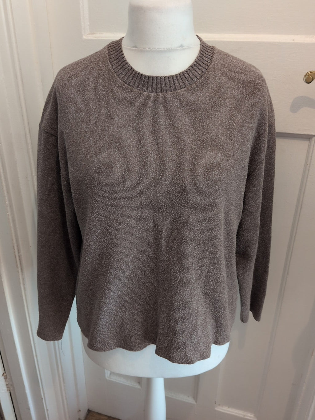 Zara Medium Pale Brown Long Sleeve Jumper
