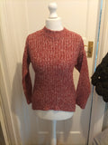 Ladies Primark Size 6-8 Purple Fleck Knit Jumper