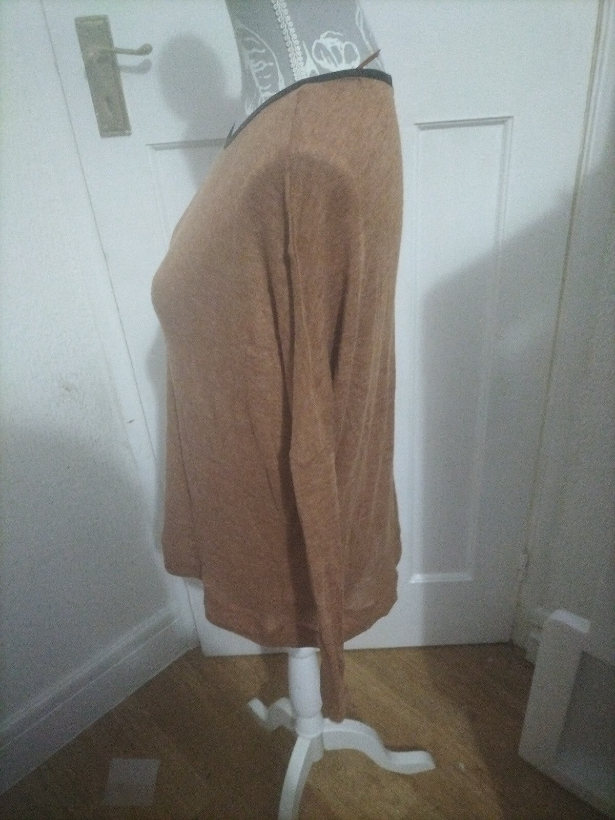 Ladies Size 10 Light Brown Lightweight Top