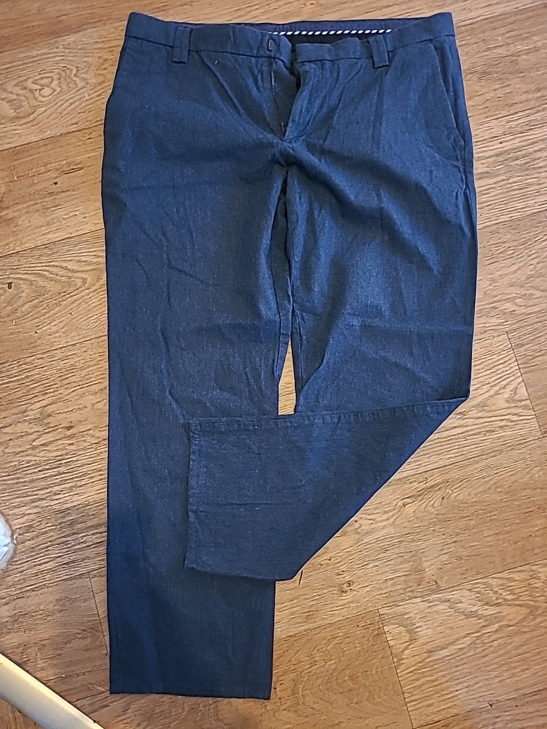 Mens Espirit Size 34R Navy Formal Trousers