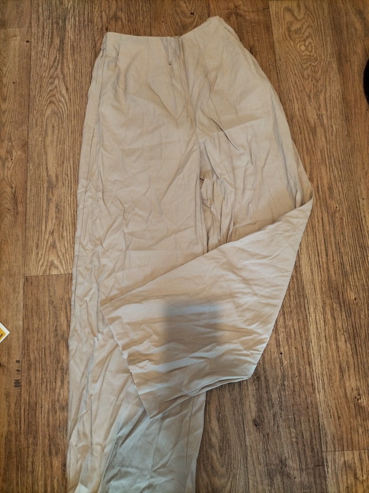 Ladies Primark Size 8 Camel Elasticated Trousers