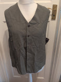 46R Grey Lined Suit Waistcoat