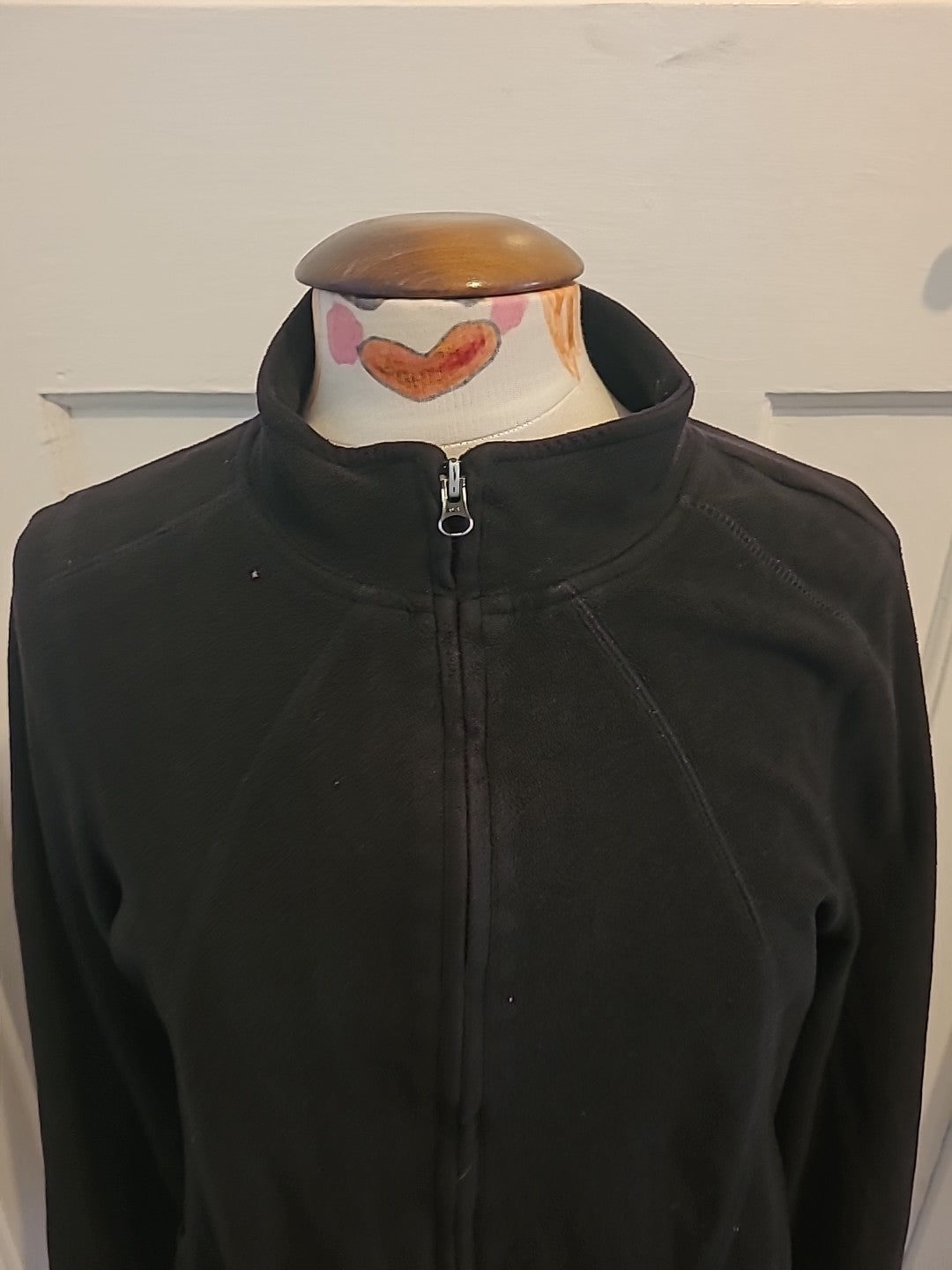 Ladies George Size 10/12 Black Zip Through Jacket