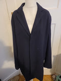 Mens Livergy Size XL Navy Long Length Lined Blazer
