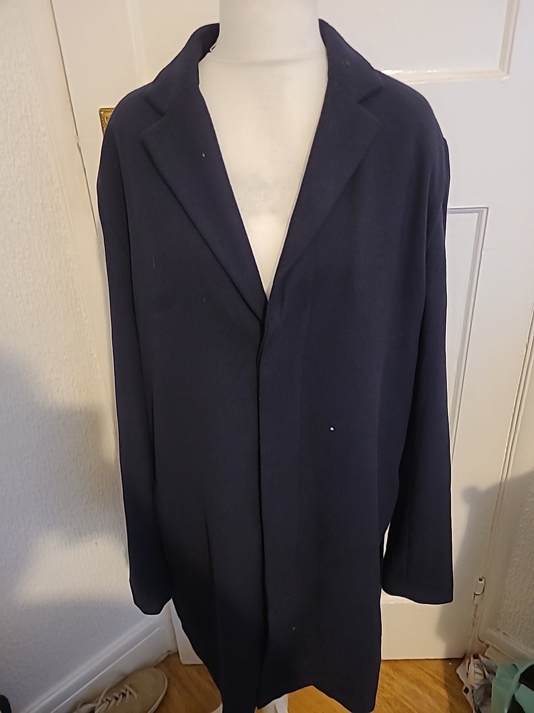Mens Livergy Size XL Navy Long Length Lined Blazer