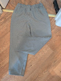 Primark 12 Blue Black White Pattern Elasticated Pull On Trousers